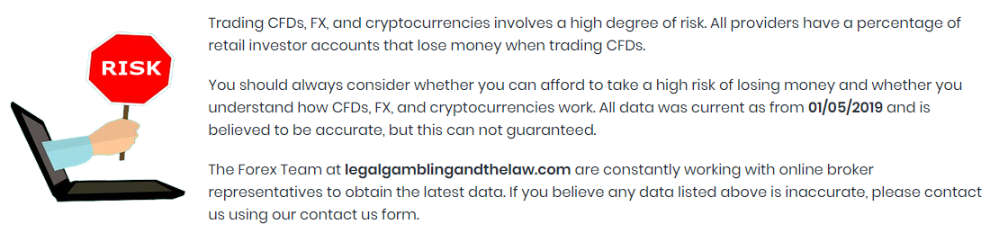 Nigerian Risk Forex Warning 