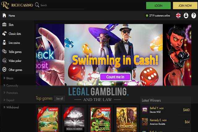 Rich Casino Homepage
