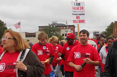 Detroit Casino Union Goes On Strike As 6,000 workers revolt