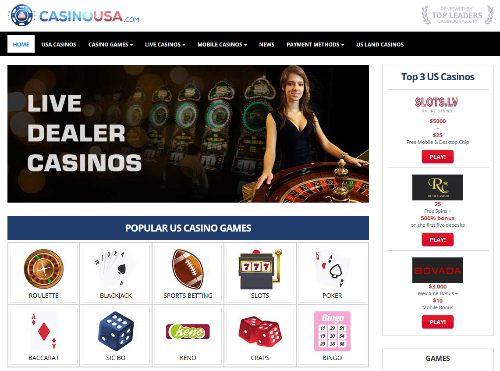 CasinoUSA the All New Casino Portal