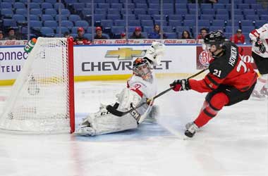 Brett Howden scores vs Switzerland at 2018 World Junior Championship