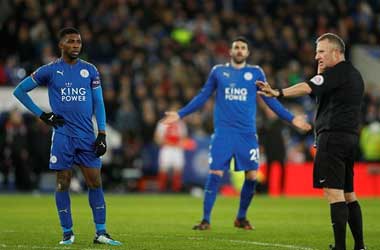 Kelechi Iheanacho awaits VAR goal decision vs Fleetwood Town in FA Cup Third Round Replay 2018