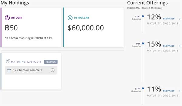 LedgerSavings Bitcoin Product