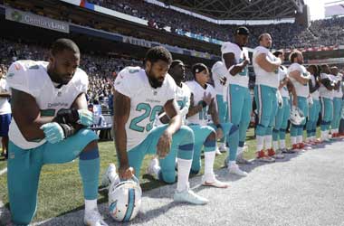 Dolphins’ Anthem Protests Sparks Call By Police Unions To Boycott