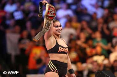 Former UFC Star Ronda Rousey Wins Her First WWE Belt