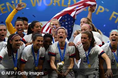 USA Celebrate winning the FIFA Women's World Cup 2019