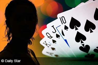 indian poker player bets his wife