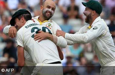 Nathan Lyon congratulated taking 1 of 6 wickets in First Ashes Test 2019