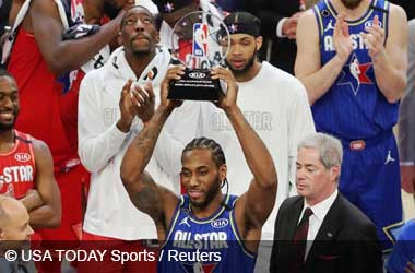 Kawhi Leonard Wins First Kobe Bryant MVP Award In All Stars Game