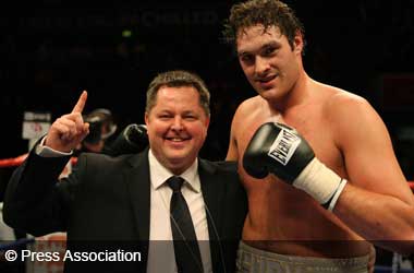 Mick Hennessy and Tyson Fury in 2008