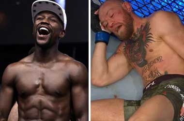 Floyd Mayweather hurls abuse at Conor McGregor