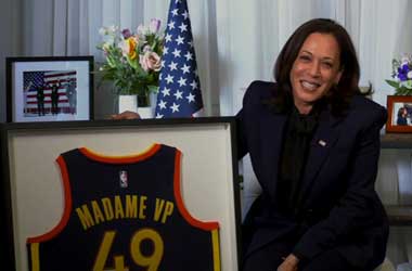 Warriors Send Signed “Madame VP” Jersey To New VP Harris