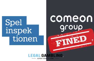 Spelinspektionen fines the ComeOn Group