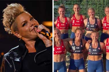 P!nk offers to pay Norways Women's Beach Handball Team Fine