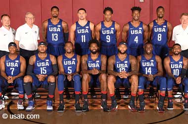 Team USA (Tokyo 2020) Basketball Group Photo