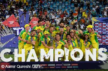 Australia Celebrate Winning the ICC Twenty20 World Cup 2021