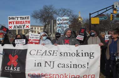 Atlantic City Casino Workers Call on Governor for Smoking Ban