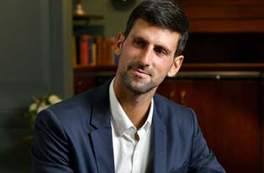 Novak Djokovic in a suit
