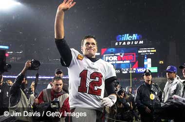 Tom Brady waves goodbye to the NFL