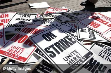 Unite Here Local 54 Union Picket Signs