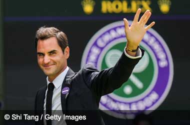 Roger Federer, 8 Time Wimbledon Winner Waves To Crowd in 2022