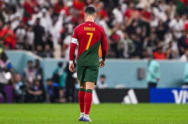 Cristiano Ronaldo walks off the pitch after Portugal win last 16 match at Qatar 2022