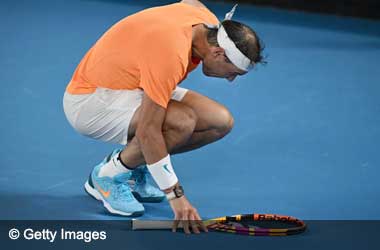 Rafael Nadal in discomfort during 2023 Australian Open