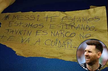 Lionel Messi is left a threatening note during a grocery store shoot-up in Argentina