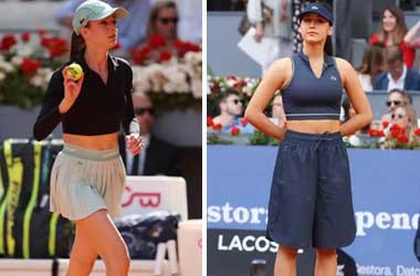 Ball Girls outfit change at Madrid Open 2023