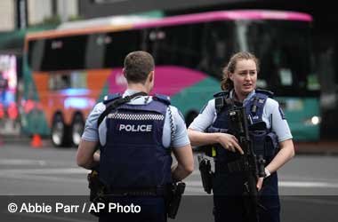 Armed New Zealand police outside team hotel for Women's World Cup 2023