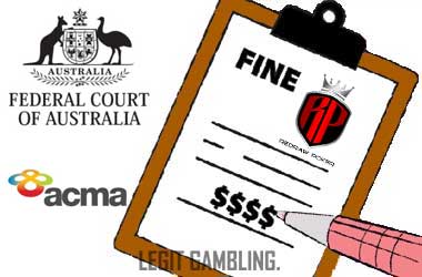 RedDraw Poker Operator Fined AU$5m for Violating Online Gambling Laws