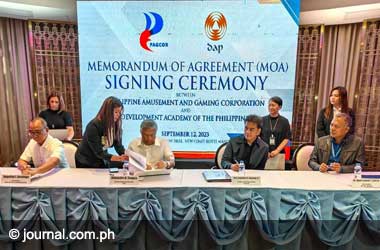 Philippine Amusement and Gaming Corporation and Development Academy of the Philippines sign Memorandum of Agreement