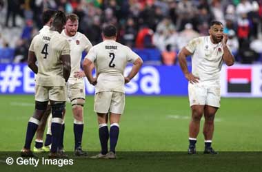 England look dejected after close defeat to South Africa at Rugby World Cup 2023