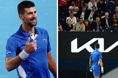 Novak Djokovic confronts heckler at 2024 Australian Open - Second Round