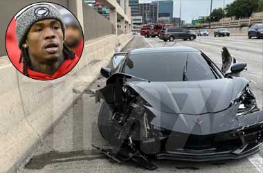 Chiefs Receiver Rice Was Driving Lamborghini Involved in Crash