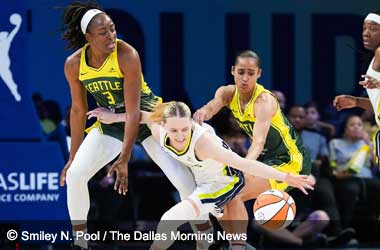 Bueckers Impresses, But Storm Sink Wings Behind Ogwumike’s Dominance