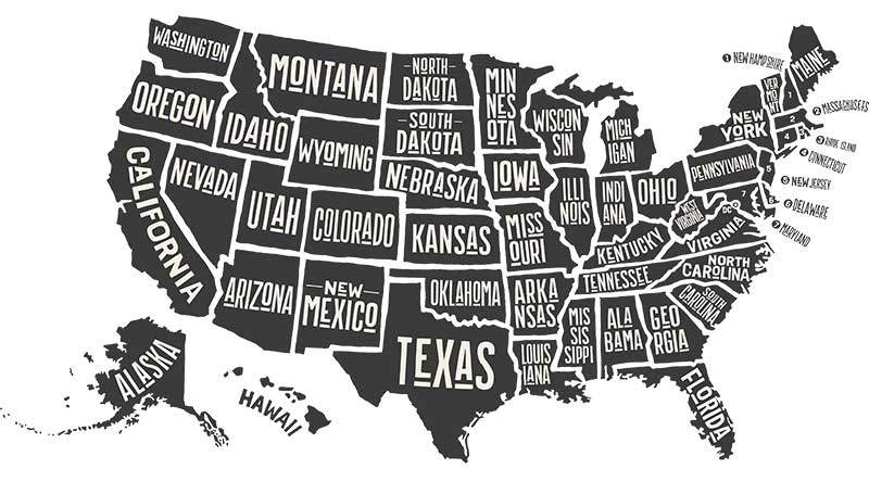 United States of America: 50 States