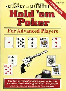 Hold’em Poker for Advanced Players, Mason Malmuth