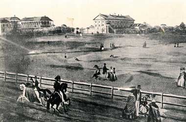 Horse Racing at Hyde Park, Sydney