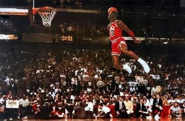Michael Jordan with 'The Shot'